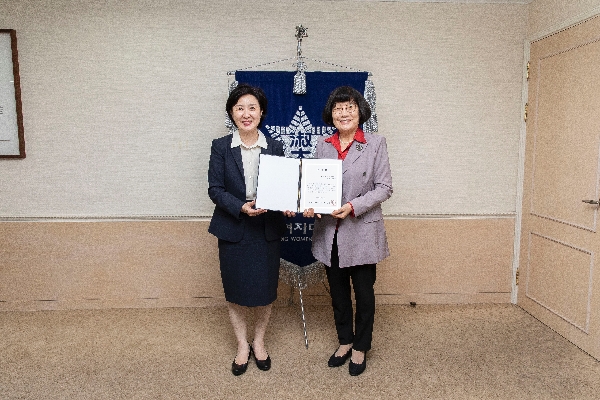 (사)한국여성과학기술단체 총연합회 정희선 회장 접견
